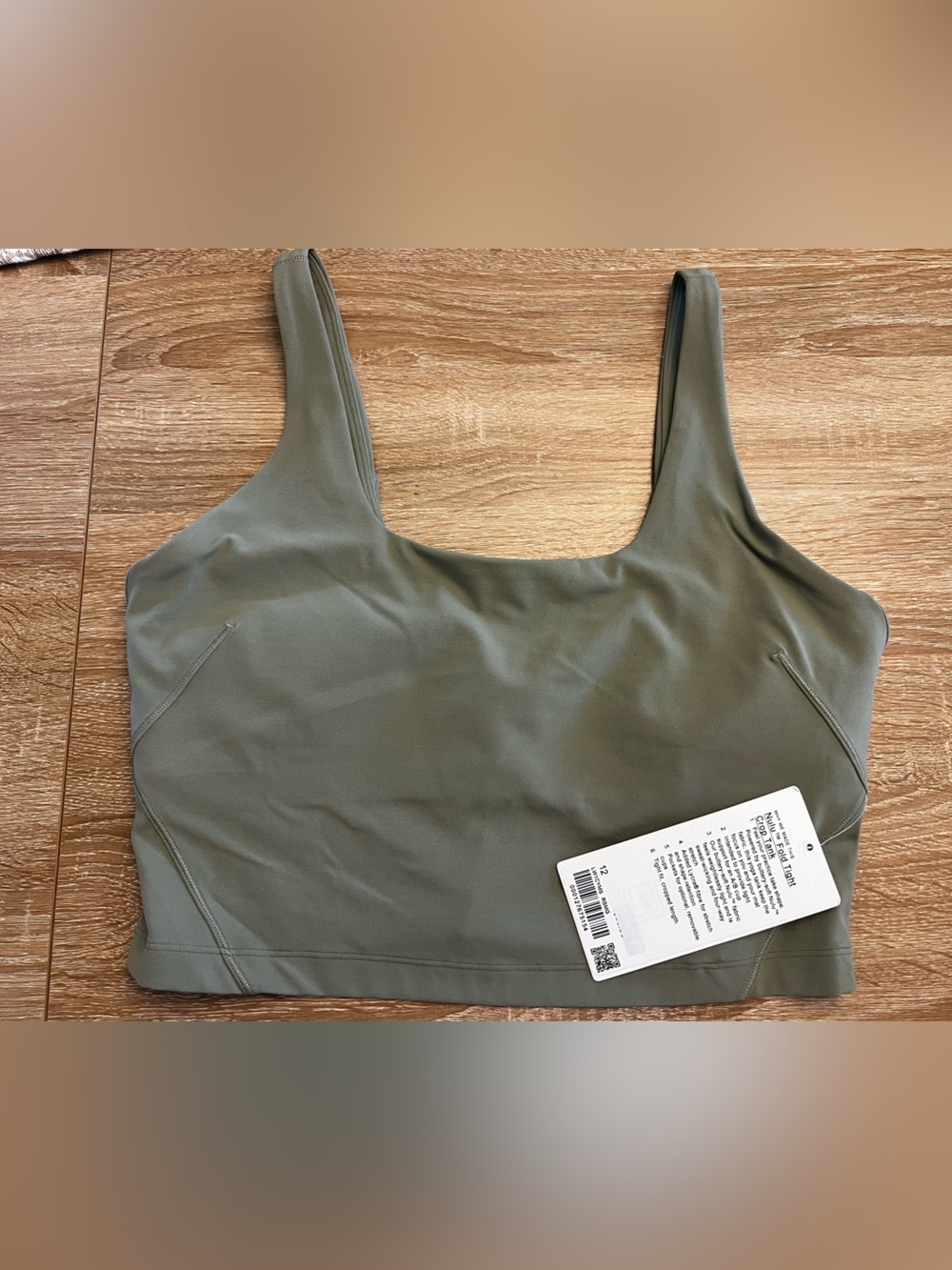 Lululemon Athletics Nulu fold tank top